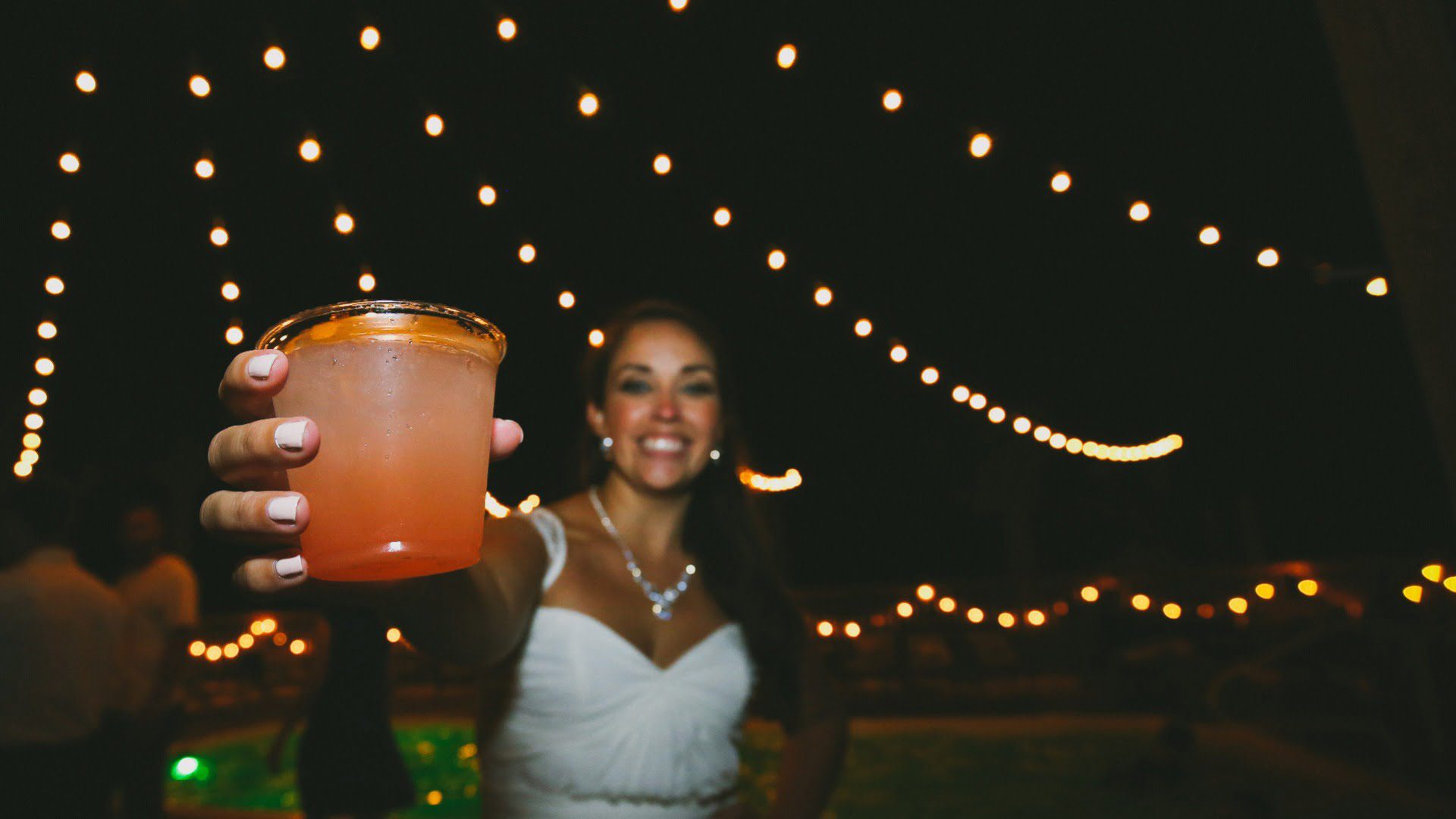 Wilmington uplighting outdoor wedding reception lighting